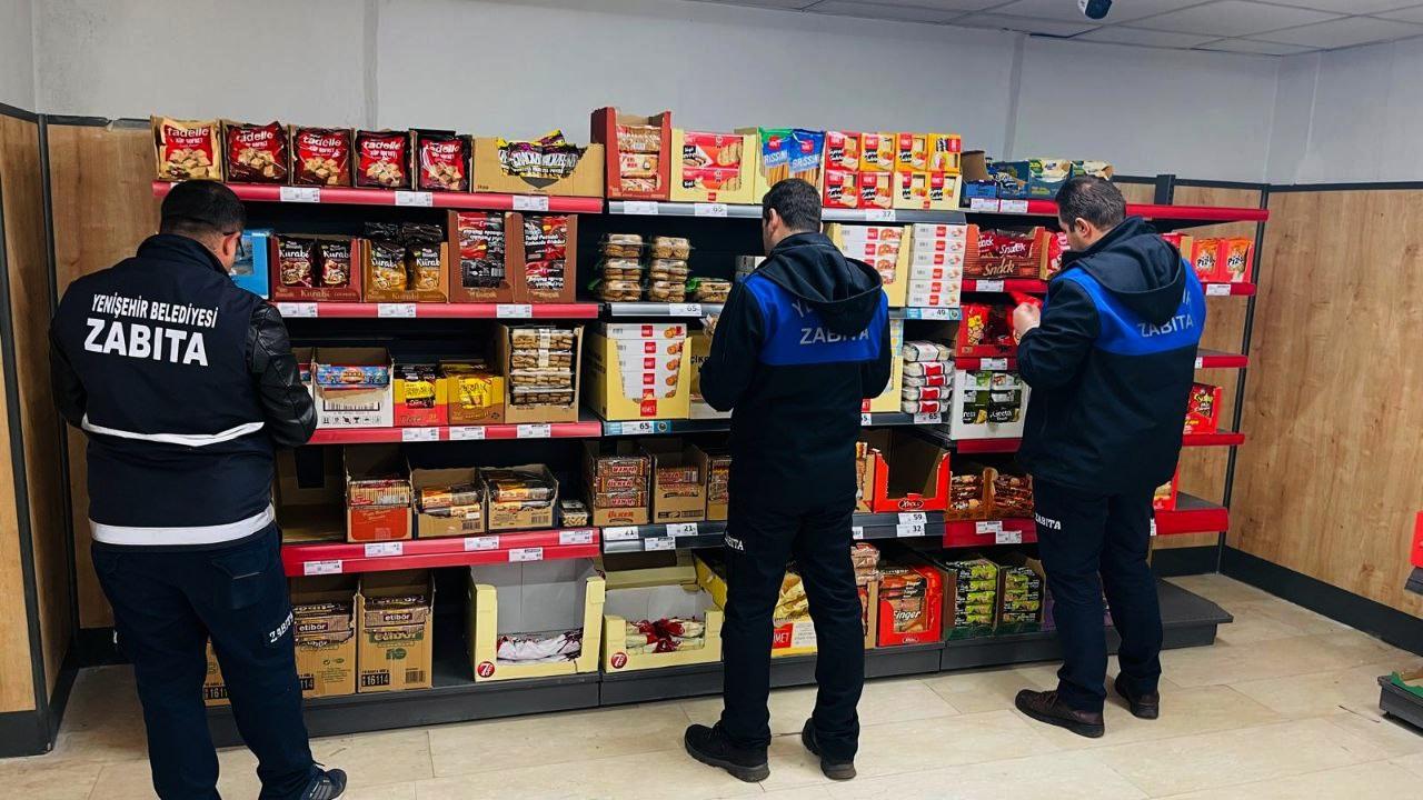 Zabıta Ekiplerinden Zincir Marketlerde Sıkı Denetim