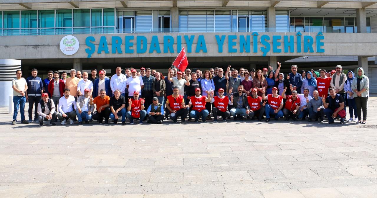1 Mayıs Coşkusu Belediyemizde Halaylarla Kutlandı