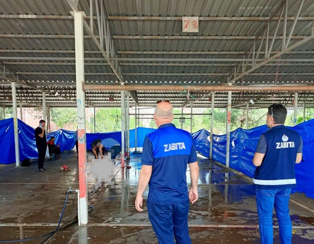 Kurban Kesim Alanında Hijyen ve Güvenlik Denetimleri Sürüyor