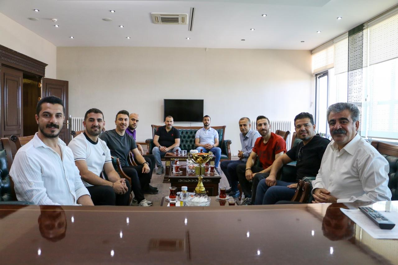 Amed Halk Dansları Spor Kulübü’nü belediyemizde ağırladık.