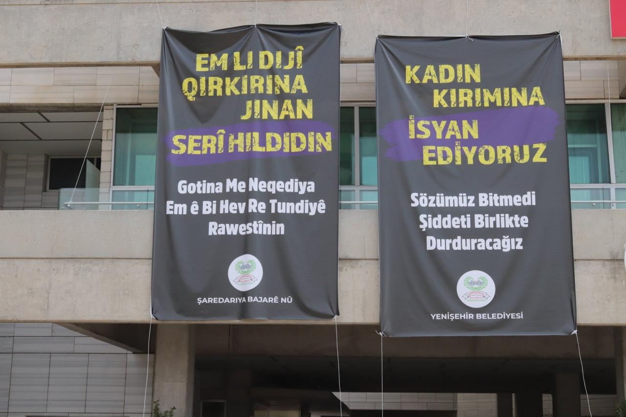 Li Hemberî Qirkirina Jinan Berteka Bi Pankart