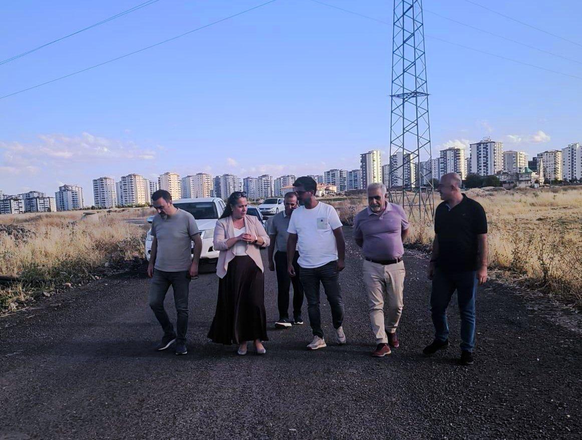 Dolunay Küme Evleri’nde Yol Çalışmaları Yerinde İncelendi
