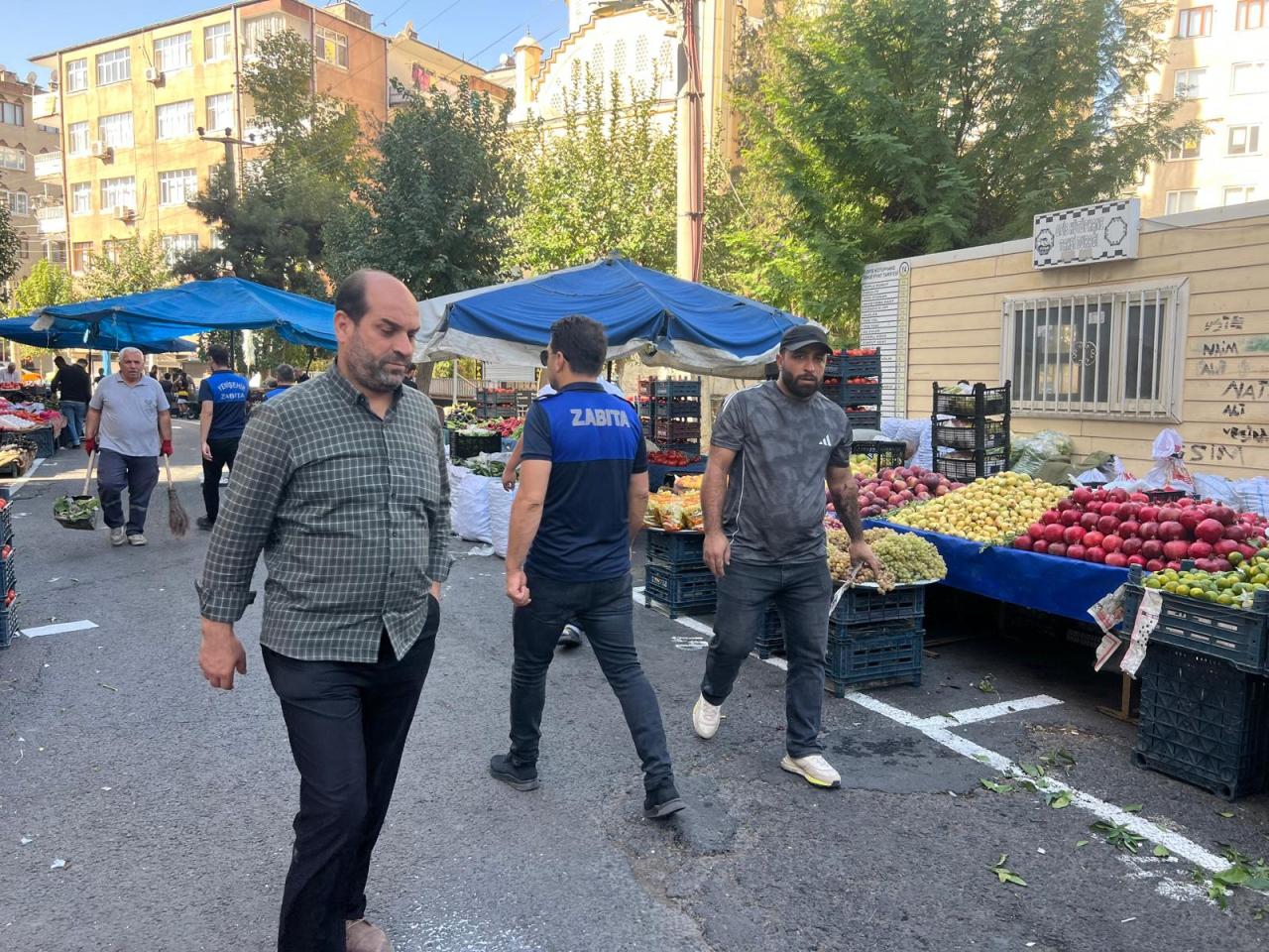 Pazartesi Pazarı'nda Zabıta Denetimi