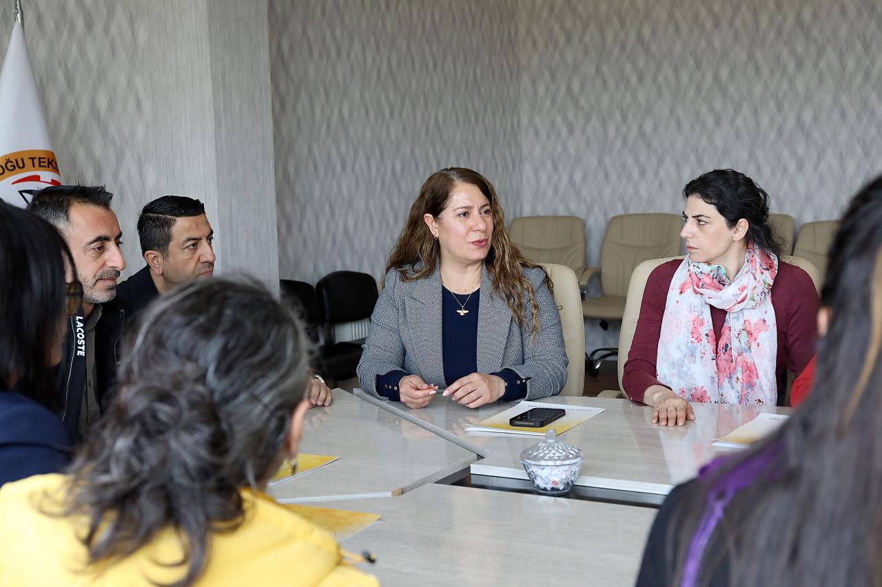 Tekstil İhtisas Organize Sanayi Bölgesi’ndeki Çalışan Kadın Emekçilere Ziyaret