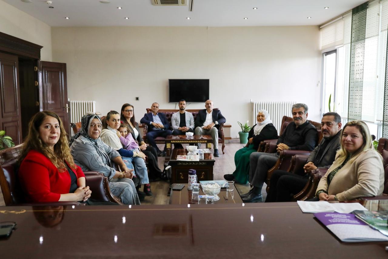 DEM Parti Yenişehir İlçe Eşbaşkanlarından Belediyemize Ziyaret