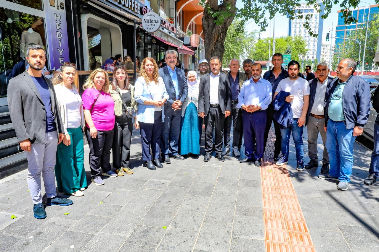 Lise Caddesi’nde Esnaf Ziyareti