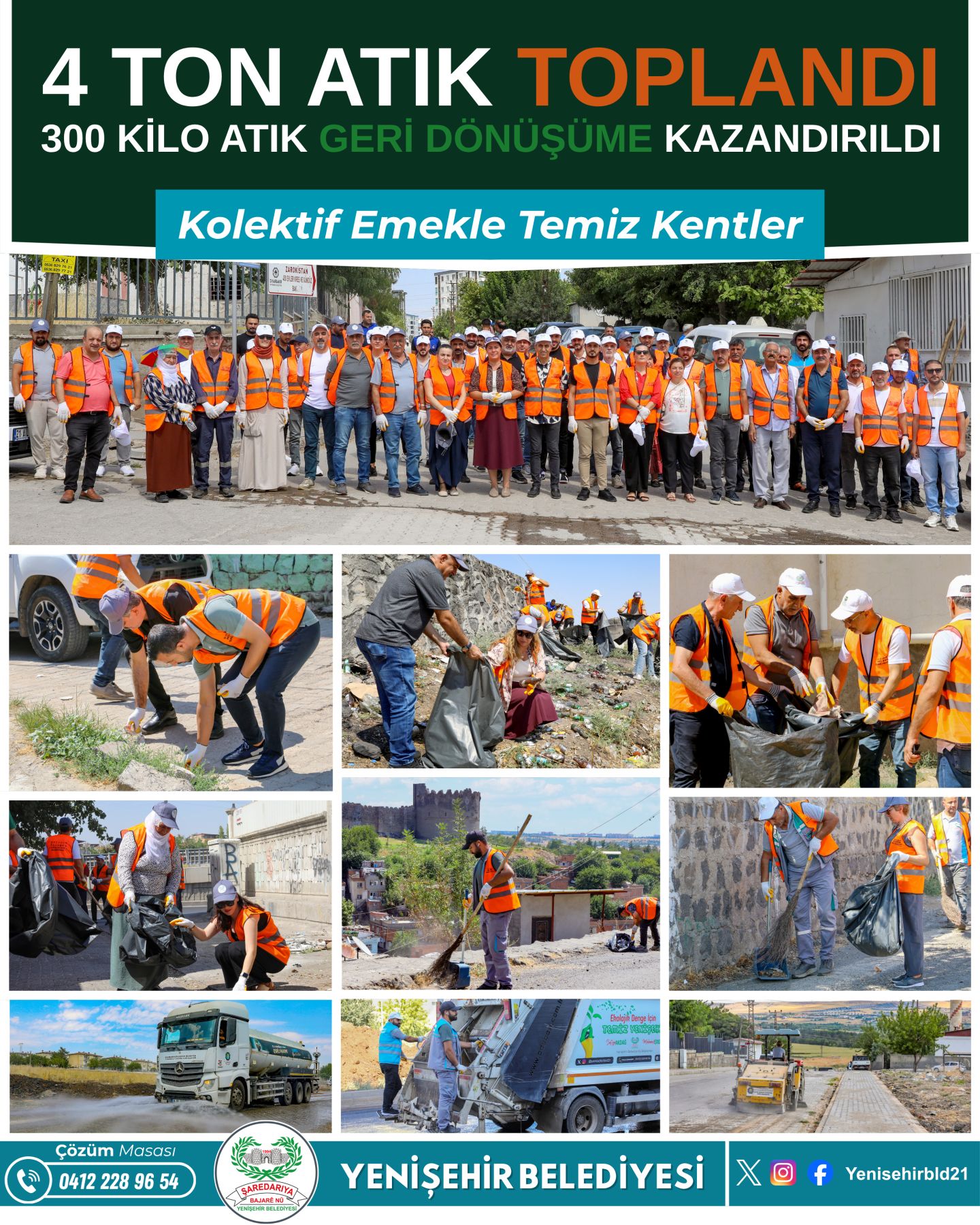 4 Ton Atık Toplandı, 300 Kilosu Geri Dönüşüme Kazandırıldı